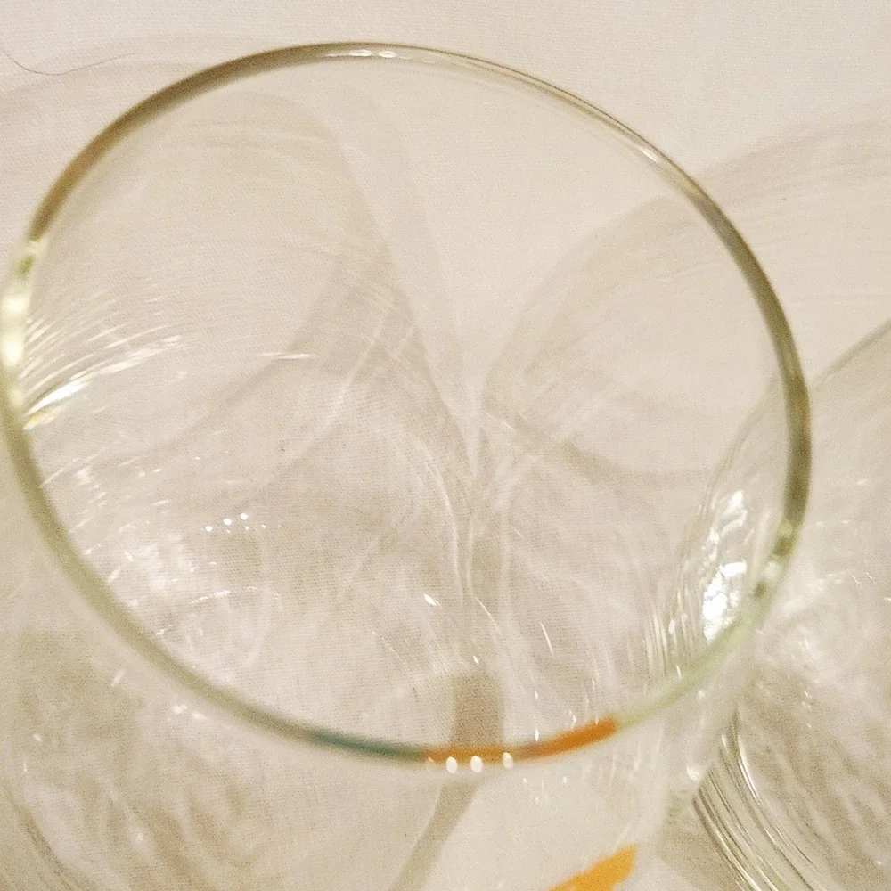 Set of 4 Stemless12 oz Wine Glass‎ Abstract Elephant Unique Barware 4